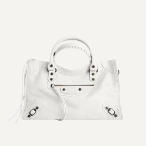 BALENCIAGA 발렌시아가 르 시티 백 미디엄 옵틱 화이트 8230582ABEK9104 1