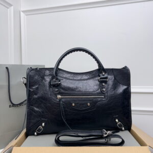 BALENCIAGA 발렌시아가 르 시티 백 미디엄 블랙 7977862AA9S1000