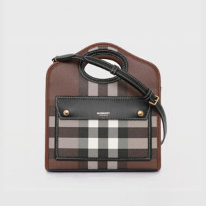 BURBERRY 버버리 빈티지체크 포켓 미니 토트백 8071386 1