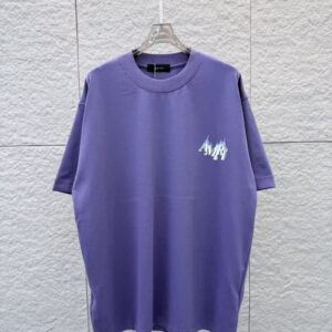 [S~2XL]아미리 파이어 로고 반팔 티셔츠 퍼플