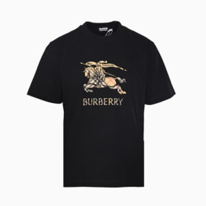 [S~XL]버버리 EKD 옴브레 코튼 티셔츠 블랙