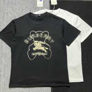 [S~XL]버버리 EKD & 베어 로고 프린트 티셔츠 2color
