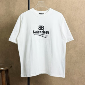 [S~XL]발렌시아가 BB 멀티 로고 티셔츠 화이트