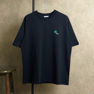 [S~XL]디올 클로버 자수 로고 티셔츠