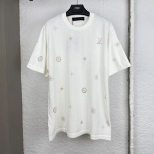 [S~XL]루이비통 엠벨리시드 쇼트 슬리브드 크루넥 1AJR10 2color 2