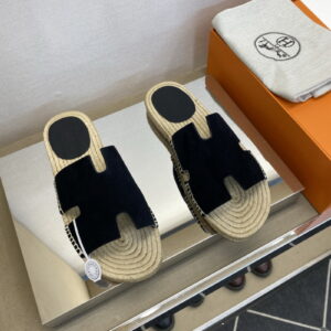 [255~300]에르메스 Antigua 에스파드리유 누아 H231000ZH02410