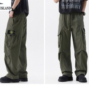 [M~3XL]스톤아일랜드 나일론 메탈 카고 팬츠 3color