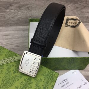구찌 모노그램 1921 스퀘어 버클 블랙 벨트 3컬러 3.5cm Gucci 2