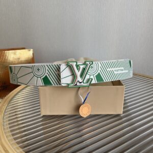 루이비통 가죽 LV 4cm 엠보 양면 벨트 2컬러 LOUIS VUITTON