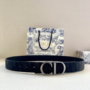 디올 검정 오블리크 CD버클 3.5cm 벨트 3컬러 Dior 1