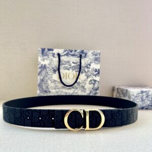 디올 검정 오블리크 CD버클 3.5cm 벨트 3컬러 Dior 2