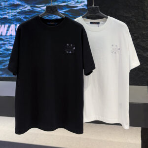 [S~2XL]루이비통 패치워크 모노그램 프린팅 반팔 티셔츠 2color