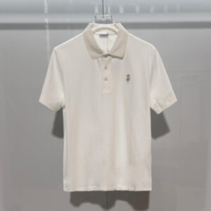 [M~2XL]버버리 심플 폴로 반팔 셔츠 화이트