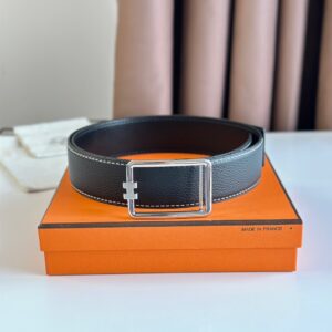 에르메스 튜브 H 버클 리버시블 레더 벨트 3.8cm 2컬러 Hermes