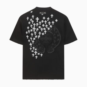 [S~2XL]크롬하츠 멀티 크로스 홀스슈 자수 로고 티셔츠