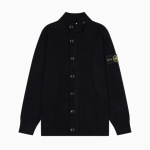 [M~2XL]스톤아일랜드 니트 버튼업 가디건 스웨터 블랙