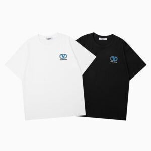[S~3XL]발렌티노 로고 프린트 반팔 티셔츠 2color