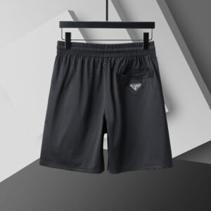 [M~3XL]프라다 삼각로고 심플 수영복 반바지 블랙