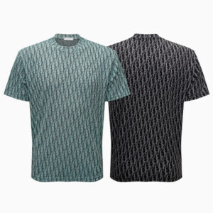 [S~2XL]디올 오블리크 자수 반팔 티셔츠 2color