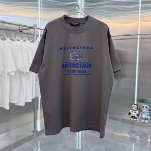[S~2XL]발렌시아가 유니티 Garde-Robe 로고 티셔츠 차콜