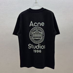 [S~XL]아크네스튜디오 1996 스탬프 로고 티셔츠 블랙