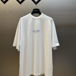 [XS~L]발렌시아가 스케치 미디엄 핏 티셔츠 화이트 764235TUVT29000