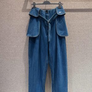 로에베 2026 Cargo jeans in denim 청바지