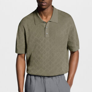 [S~XL]루이비통 모노그램 포인텔 쇼트 폴로 셔츠 1AJRKS