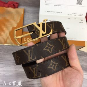 루이비통 점보 LV로고 3cm 벨트 2컬러 LOUIS VUITTON