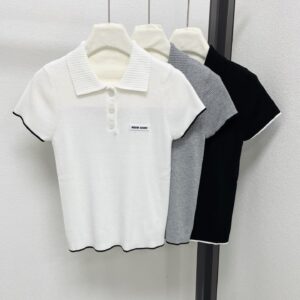 미우미우 반팔 니트 26ss