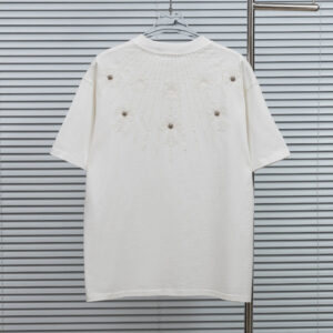 [S~XL]크롬하츠 크로스 라이트 자수 반팔 티셔츠 화이트