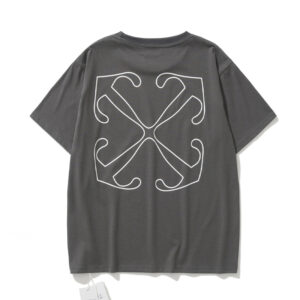 [S~XL]오프화이트 아웃라인 로고 애로우 반팔 티셔츠