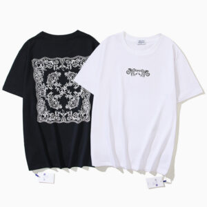 [S~XL]오프화이트 반다나 플라워 애로우 프린팅 반팔 티셔츠 2color