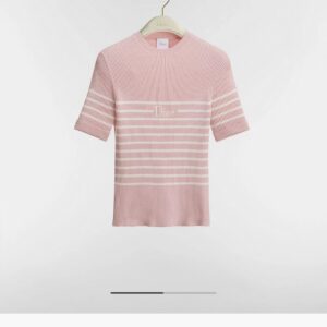 Dioriviera Short-Sleeved Fitted Sweater