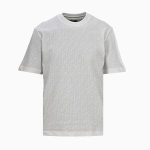 [S~XL]펜디 FF 자카드 반팔 티셔츠 그레이