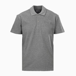 [S~XL]디올 CD 자수 포켓 피케 코튼 반팔 폴로 셔츠 그레이