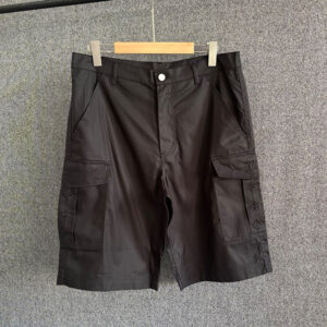 [S~XL]루이비통 모노그램 자수 포켓 카고 쇼츠 블랙