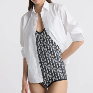 [S~XL]디올 블루 Dior Oblique 테크니컬 패브릭 원피스 수영복 54BS01A2842_X5803