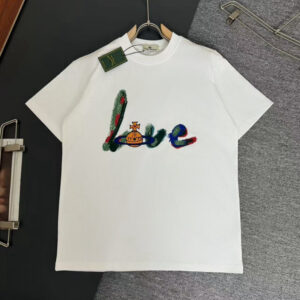 [S~2XL]비비안웨스트우드 러브 루즈핏 반팔 티셔츠 화이트
