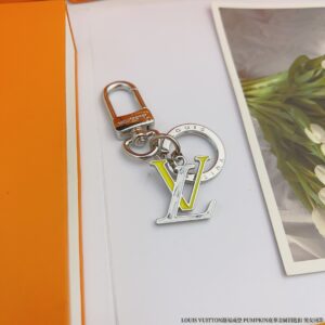 AGG 루이비통 배색 LV 키링 형광 옐로우 LOUIS VUITTON