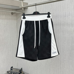[M~3XL]로에베 로고 원단 배색 반바지
