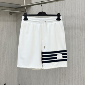 [M~3XL] 톰브라운의 시그니처 4-바 스트라이프 반바지 화이트