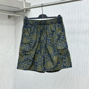 [S~XL]프라다 플라워 카고 반바지 카키