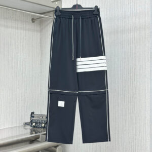 [M~3XL]톰브라운 4바 라인 트레이닝 팬츠 블랙
