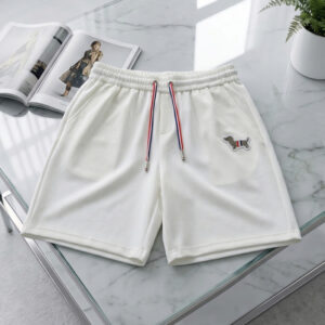 [M~3XL]톰브라운 비즈 강아지 패치 반바지 화이트