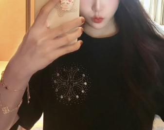 크롬하츠 말굽 라인스톤 반팔티 - 이미지 13